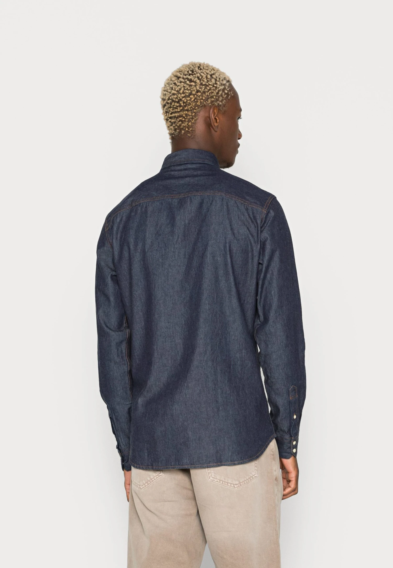 Jack & Jones Jjesheridan L S Noos - Overhemd - Dark Denim 5 Jack & Jones Jjesheridan L S Noos - Overhemd - Dark Denim - Afbeelding 3