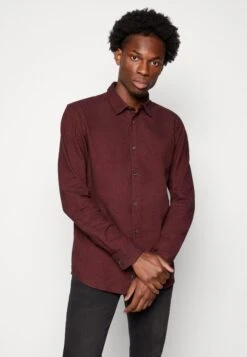 Only & Sons Onsar Solid - Overhemd - Syrah -Jack and Jones Verkoopwinkel d5ac05f1fd4a44adb8cdc45d22d0123d
