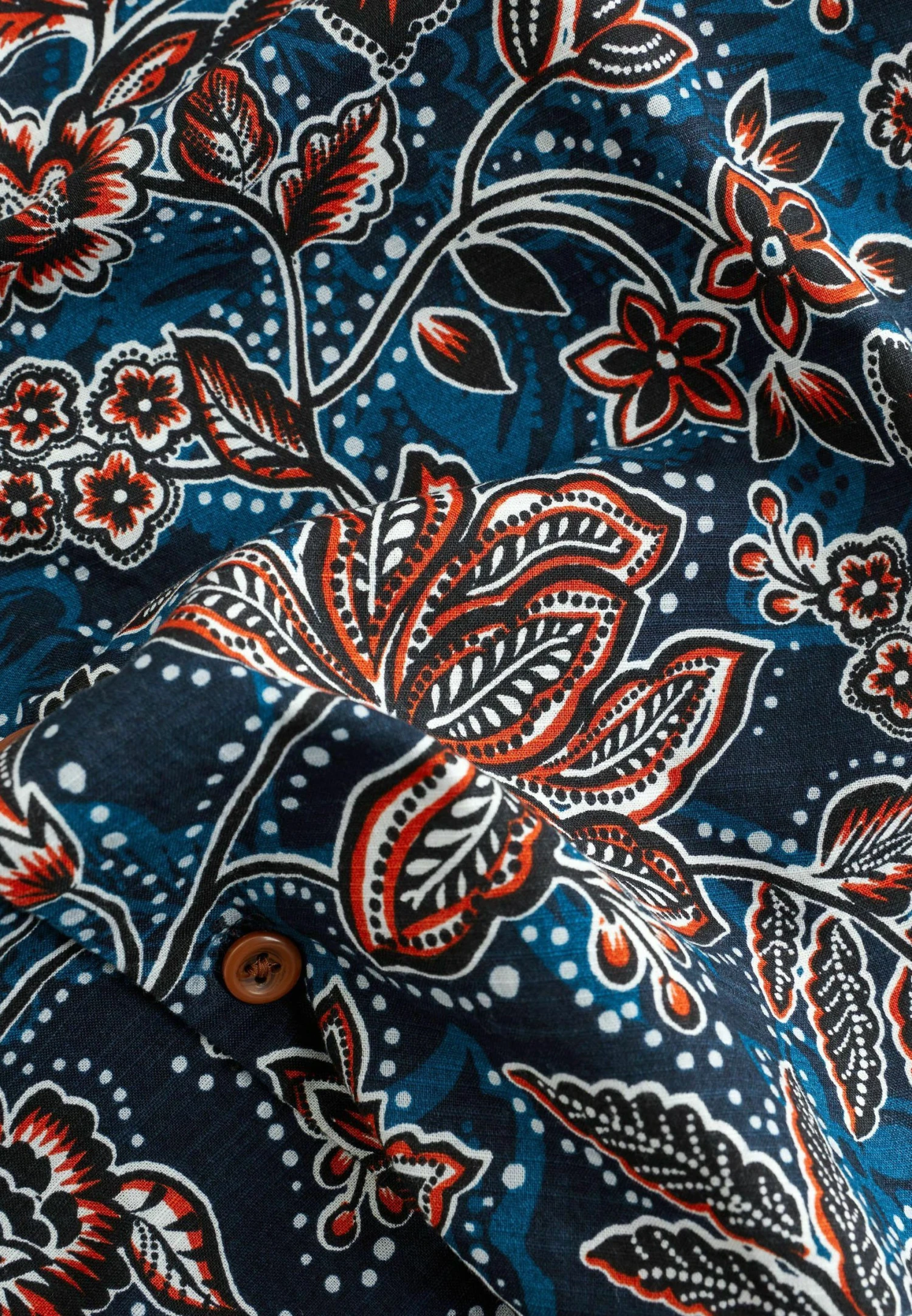 Next Short Sleeve Floral Standard - Overhemd - Navy Blue Burgundy 7 Next Short Sleeve Floral Standard - Overhemd - Navy Blue Burgundy - Afbeelding 5