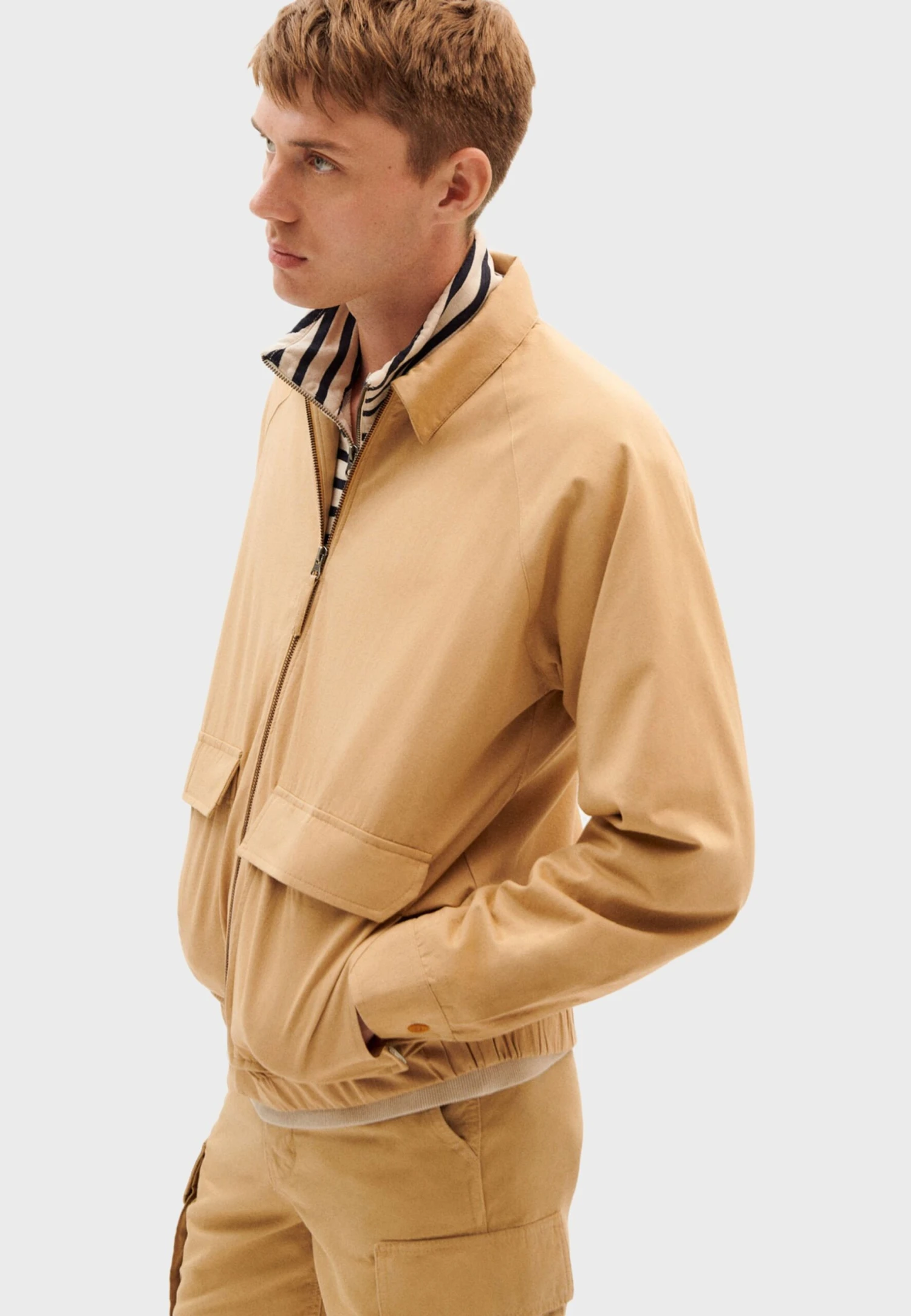 Thinking Mu Dragonfly - Lichte Jas - Beige 7 Thinking Mu Dragonfly - Lichte Jas - Beige - Afbeelding 5