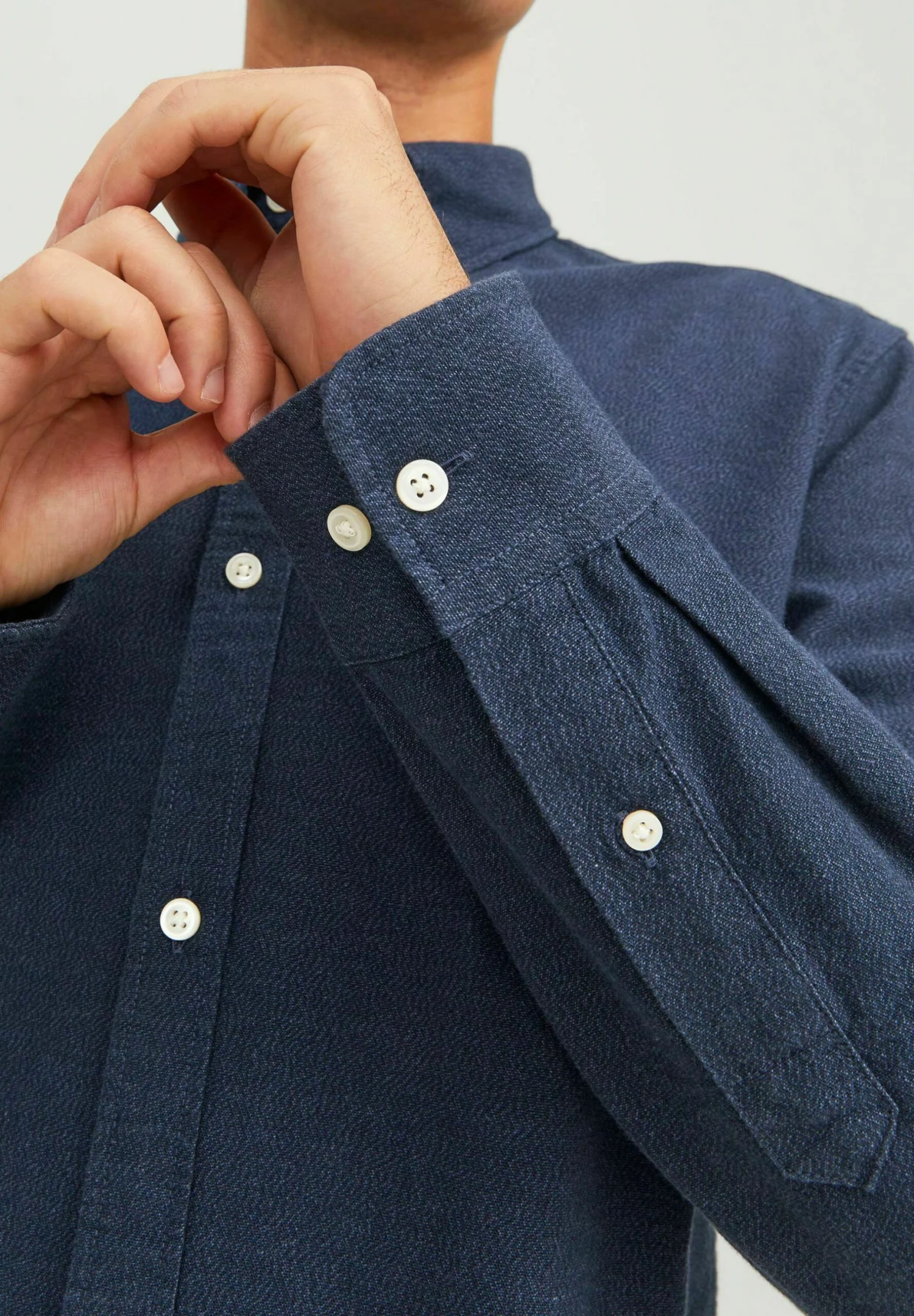 JACK&JONES Premium Logo - Overhemd - Perfect Navy 8 JACK&JONES Premium Logo - Overhemd - Perfect Navy - Afbeelding 6