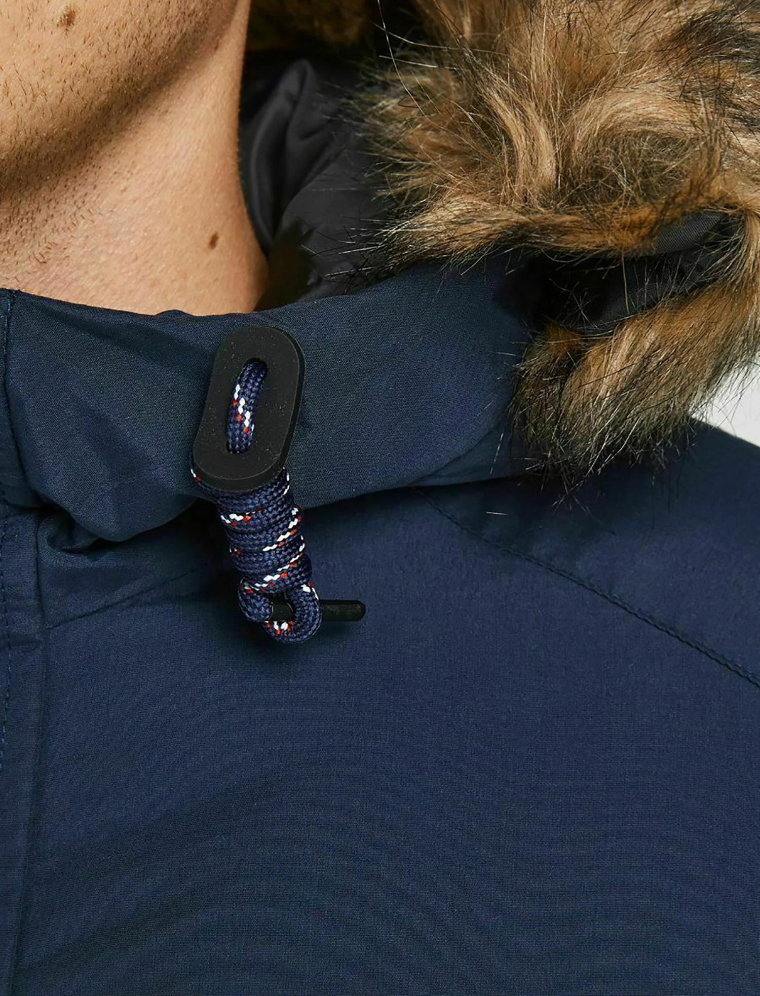 Jack & Jones Jwhgreat - Parka - Navy Blazer 6 Jack & Jones Jwhgreat - Parka - Navy Blazer - Afbeelding 4