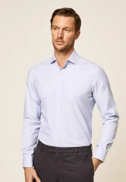 Hackett London Essential Texture - Overhemd - Sky
