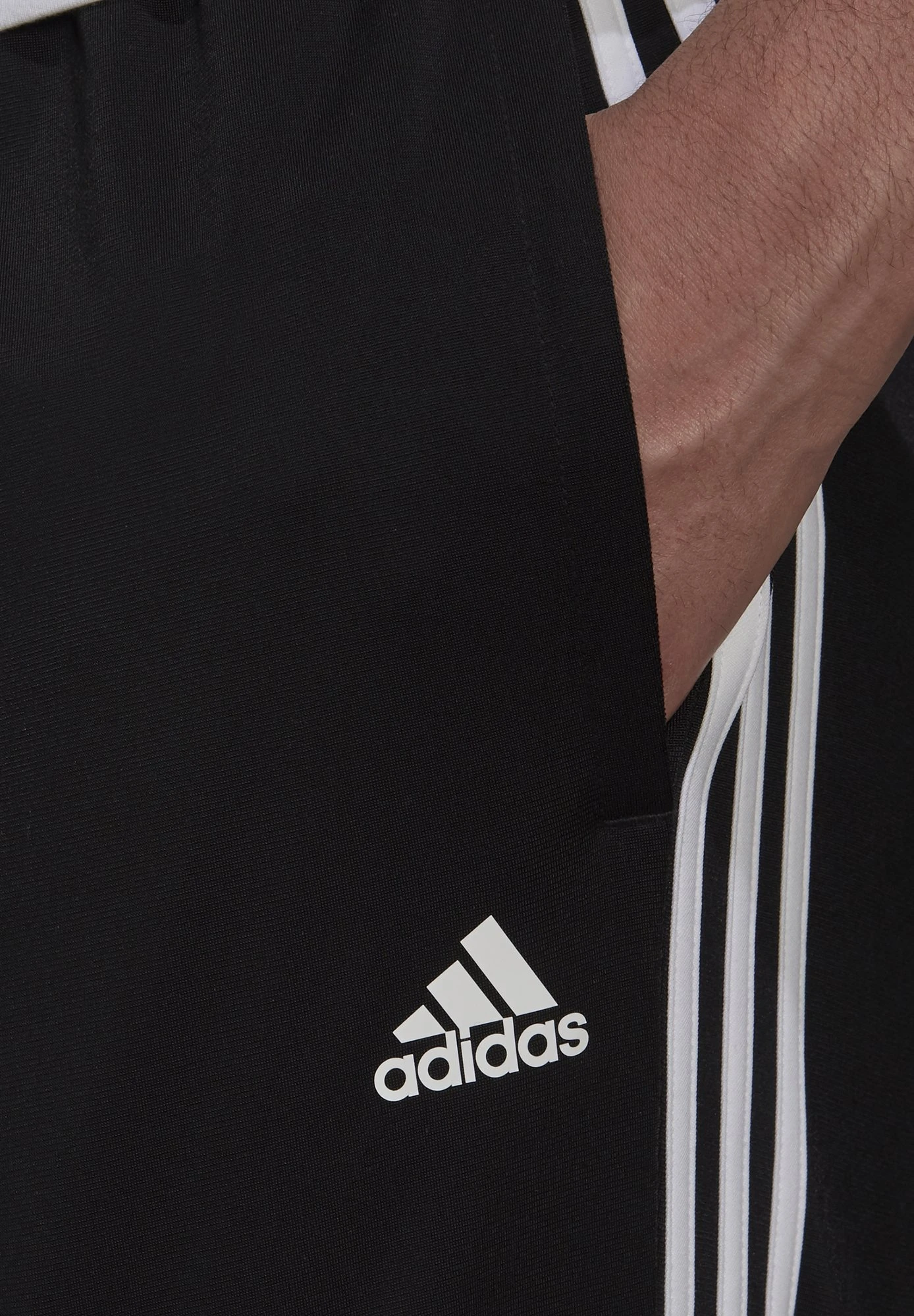 Adidas Sportswear M 3S Jog Tp Tri - Trainingsbroek - Black/White 6 Adidas Sportswear M 3S Jog Tp Tri - Trainingsbroek - Black/White - Afbeelding 4