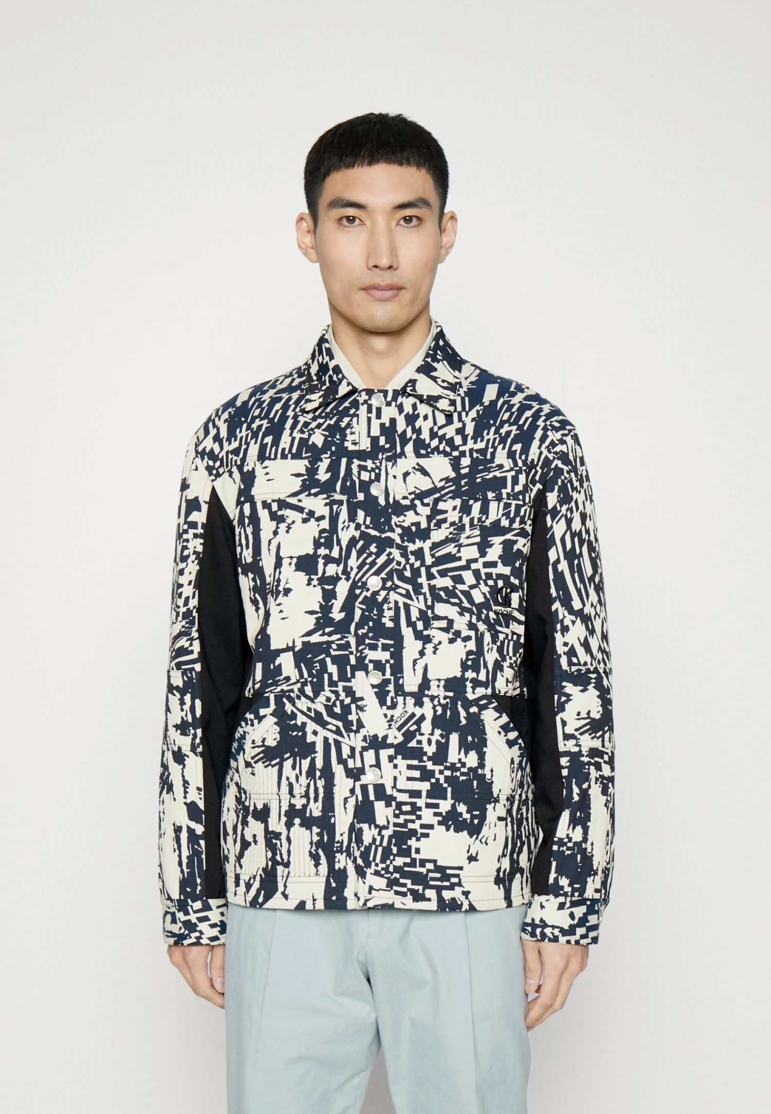 KOCHÉ Sportsjacket Unisex - Lichte Jas - Ecru/Blue 3 KOCHÉ Sportsjacket Unisex - Lichte Jas - Ecru/Blue