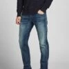 Jack & Jones Jjimike Jjdavis BlNoos - Slim Fit Jeans - Blue Denim -Jack and Jones Verkoopwinkel d8fdcfb14abd4878b73bf128e910af55