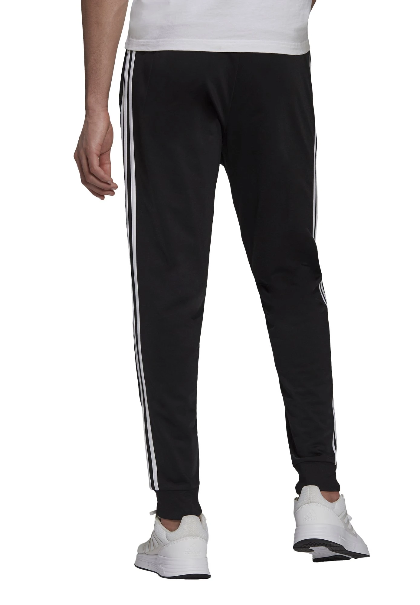 Adidas Sportswear M 3S Jog Tp Tri - Trainingsbroek - Black/White 4 Adidas Sportswear M 3S Jog Tp Tri - Trainingsbroek - Black/White - Afbeelding 2