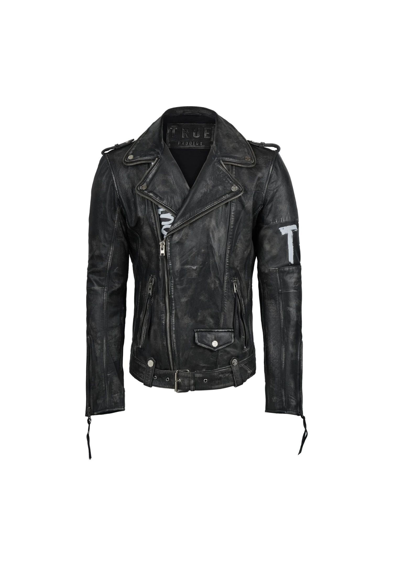 Russell - Leren Jas - Schwarz 8 Russell - Leren Jas - Schwarz - Afbeelding 6