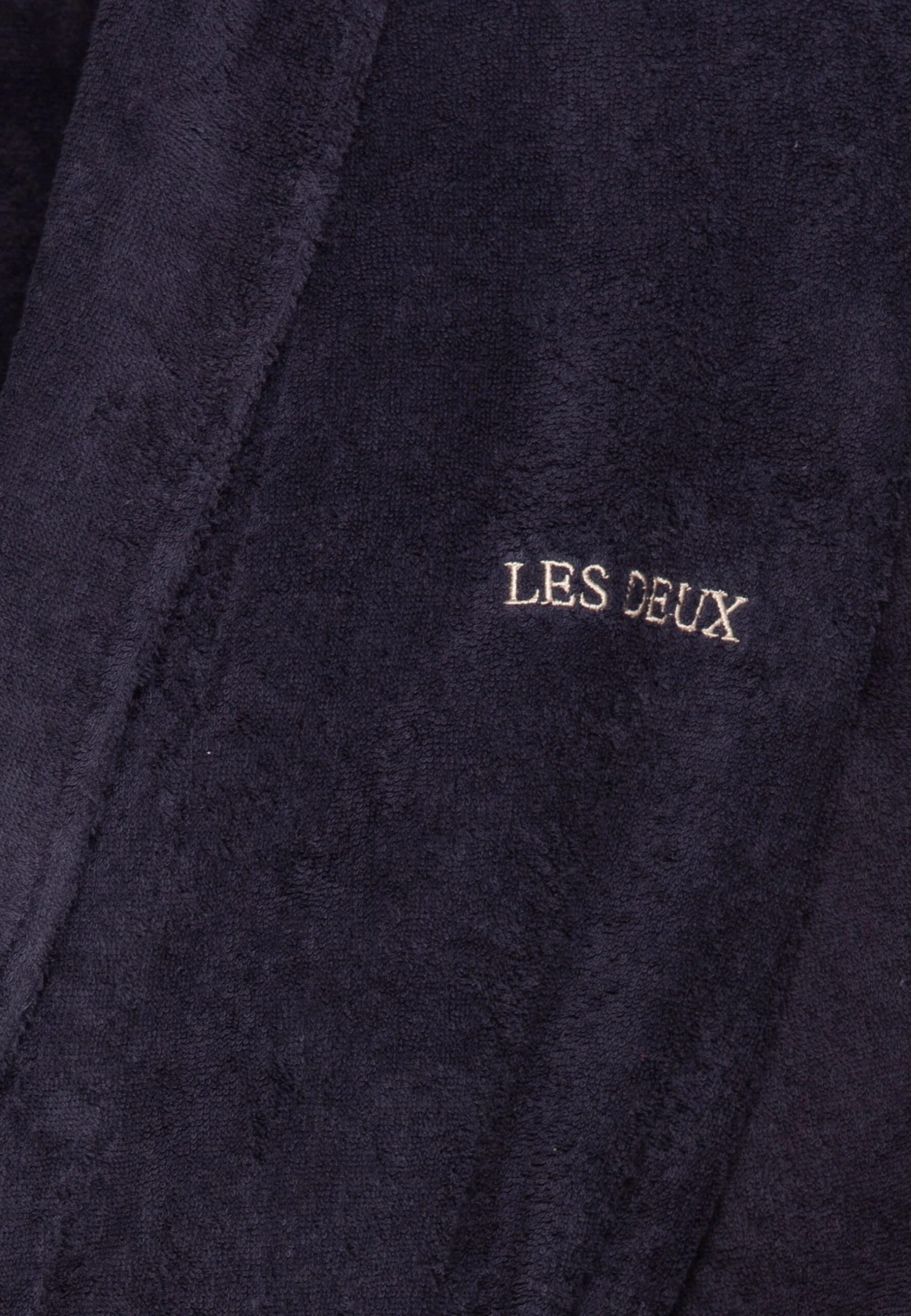 Les Deux Bath Robe - Badjas - Dark Navy/Ivory 5 Les Deux Bath Robe - Badjas - Dark Navy/Ivory - Afbeelding 3