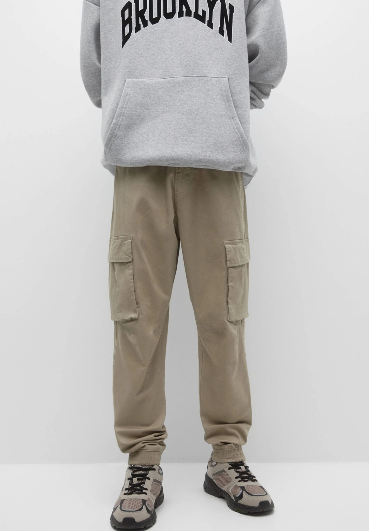 PULL & BEAR Basic Coloured - Cargobroek - Beige 3 PULL & BEAR Basic Coloured - Cargobroek - Beige