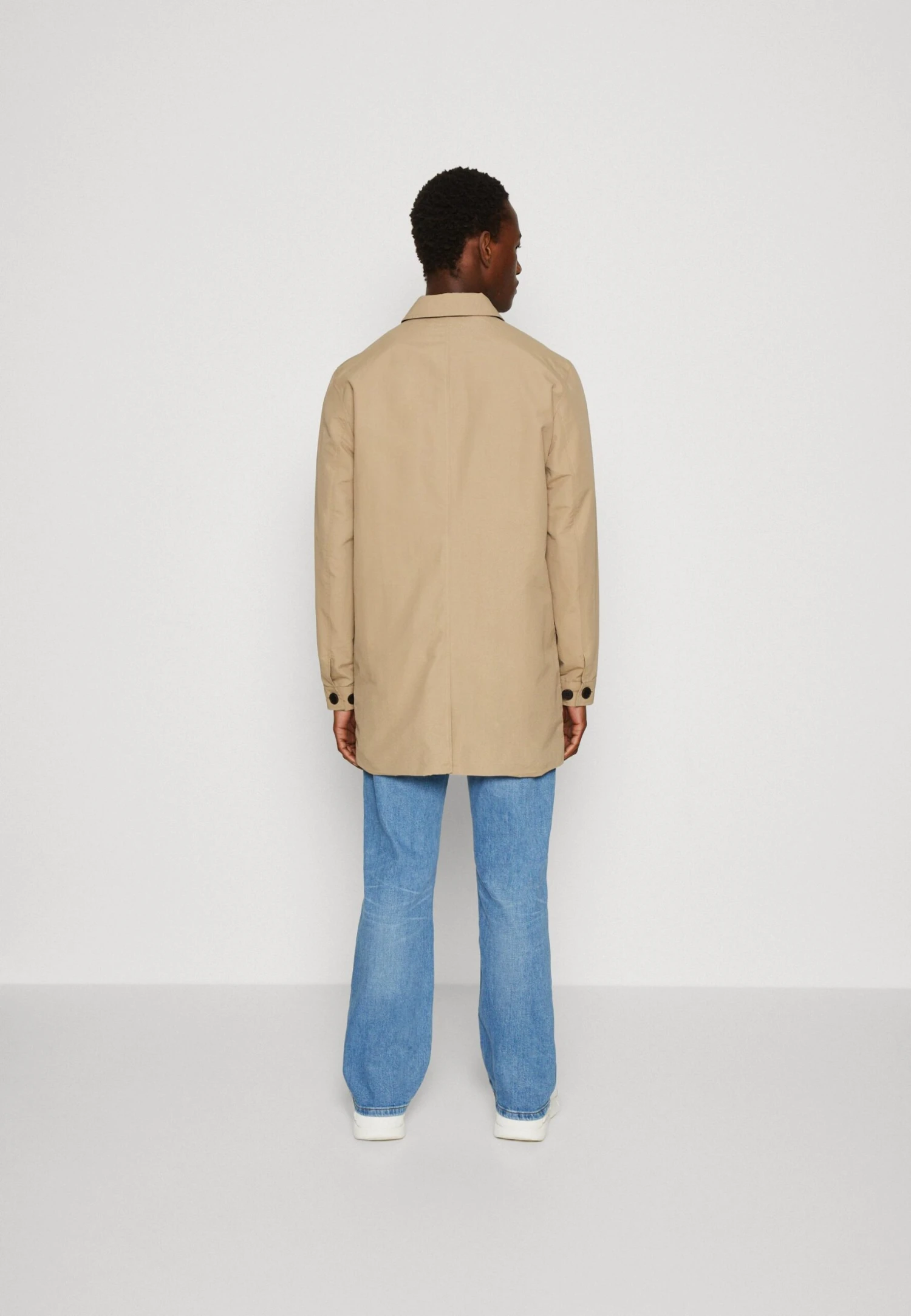 Only & Sons Onsgerry Coat - Halflange Jas - Chinchilla 5 Only & Sons Onsgerry Coat - Halflange Jas - Chinchilla - Afbeelding 3