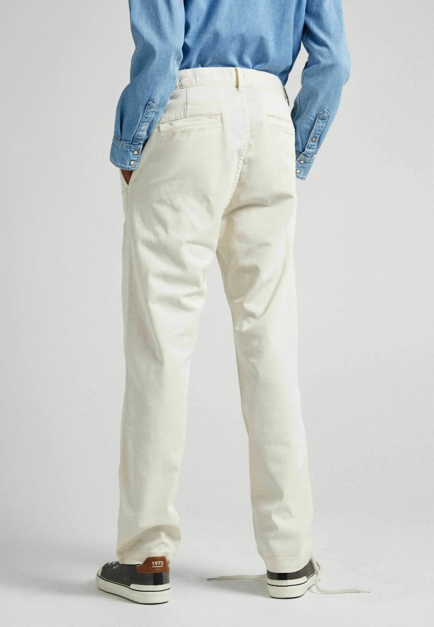 Pepe Jeans Nils- Chino - Ivory White 5 Pepe Jeans Nils- Chino - Ivory White - Afbeelding 3