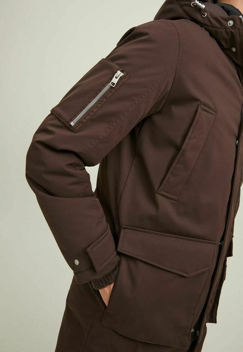 Jack & Jones Multi-Taschen - Parka - Seal Brown 6 Jack & Jones Multi-Taschen - Parka - Seal Brown - Afbeelding 4