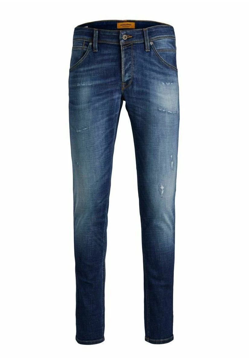 Jack & Jones Plus Size Liam Original Ge 324 - Slim Fit Jeans - Blue Denim 3 Jack & Jones Plus Size Liam Original Ge 324 - Slim Fit Jeans - Blue Denim