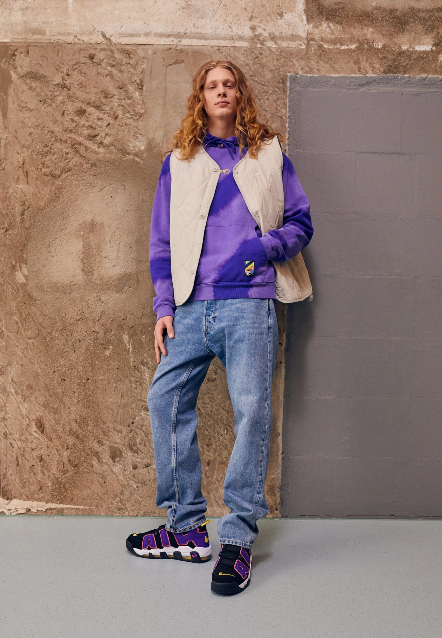 Nike Sportswear Vest - Bodywarmer - Light Iron Ore/White 4 Nike Sportswear Vest - Bodywarmer - Light Iron Ore/White - Afbeelding 2