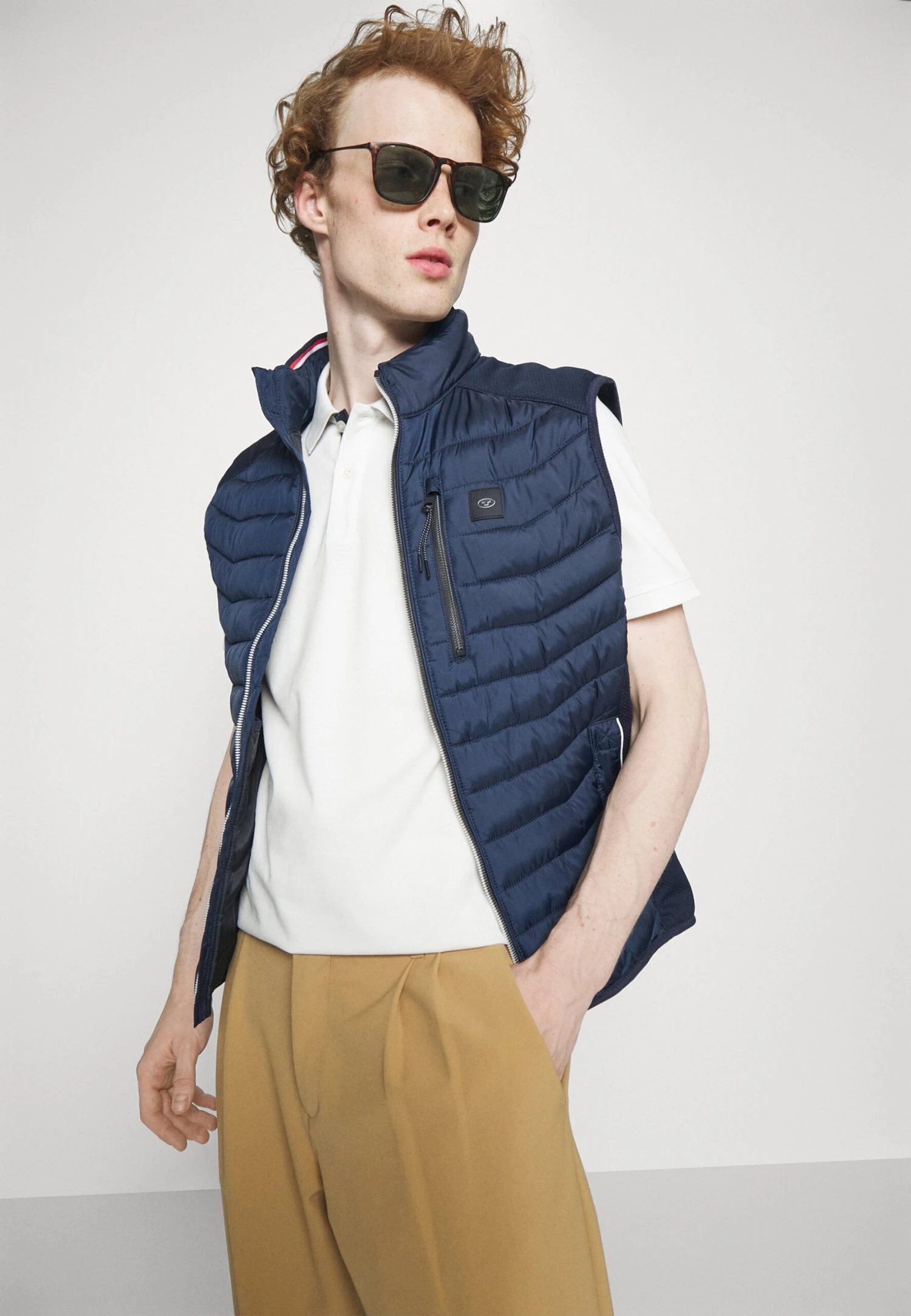 Tom Tailor Hybrid- Bodywarmer - Sky Captain Blue 6 Tom Tailor Hybrid- Bodywarmer - Sky Captain Blue - Afbeelding 4