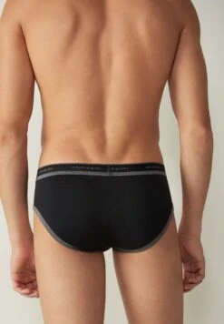 Intimissimi Supima Stretch - Slip - Schwarz - 385I - Black/Graphite Blend -Jack and Jones Verkoopwinkel dbb3ec8047274b78beab953b0a8928a4