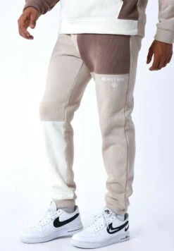 Bas Tricolore- Trainingsbroek - Beige -Jack and Jones Verkoopwinkel dbbfb91655594fd0914d77e6ad172c9a