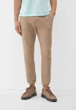 QS By S.Oliver Twill Mit Tunnelzug - Chino - Sandfarben