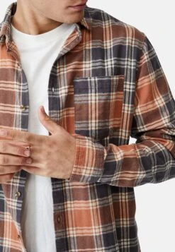 COTTON ON Camden Long Sleeve- Overhemd - Light Brown -Jack and Jones Verkoopwinkel dc2265f9d9984bbb8f6a70bc044fde29