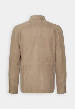 Stinger - Leren Jas - Sand -Jack and Jones Verkoopwinkel dd2c2d7ab3954ea888381063d54a3b00