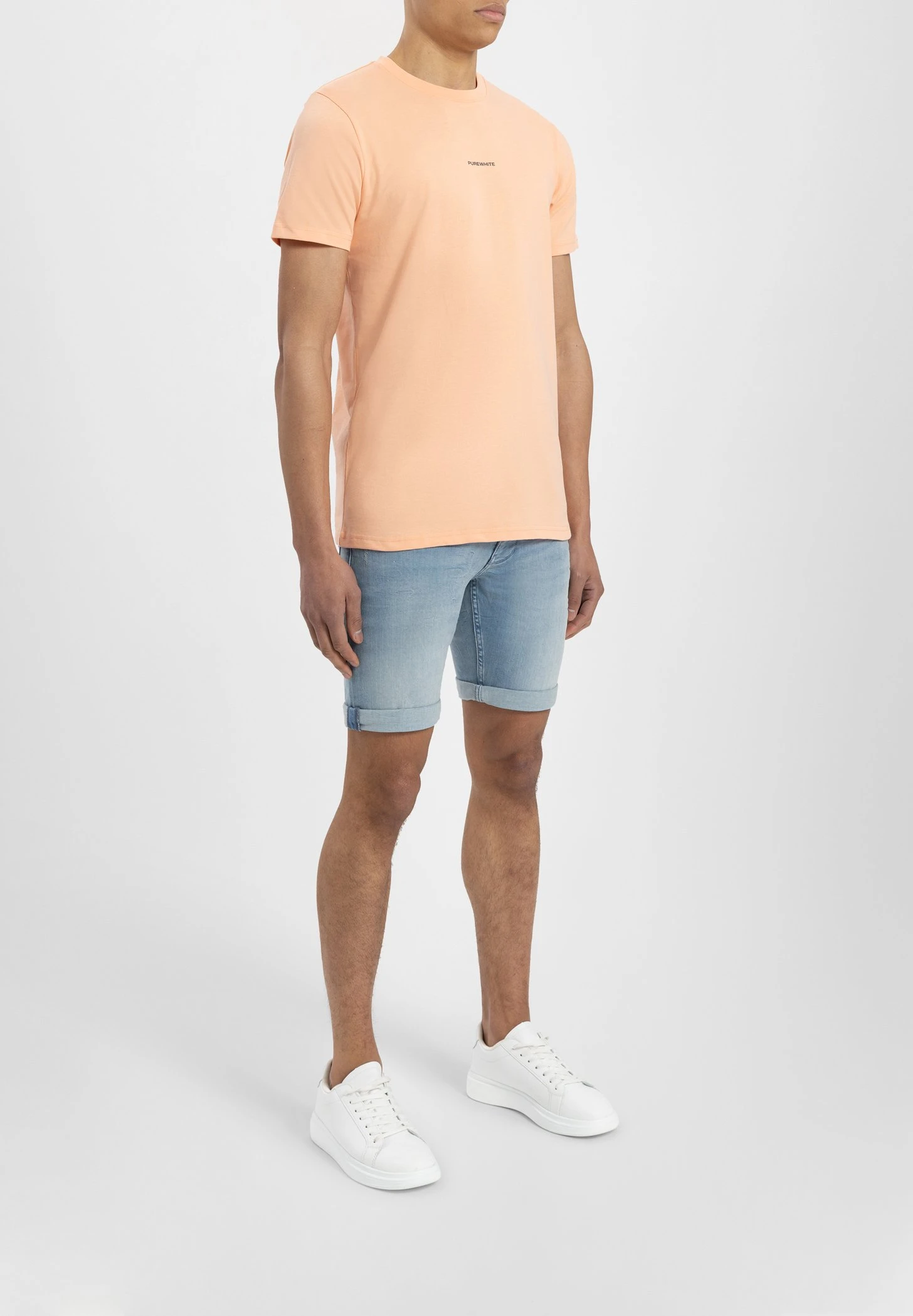 Jeansshort - Denim Light Blue 4 Jeansshort - Denim Light Blue - Afbeelding 2