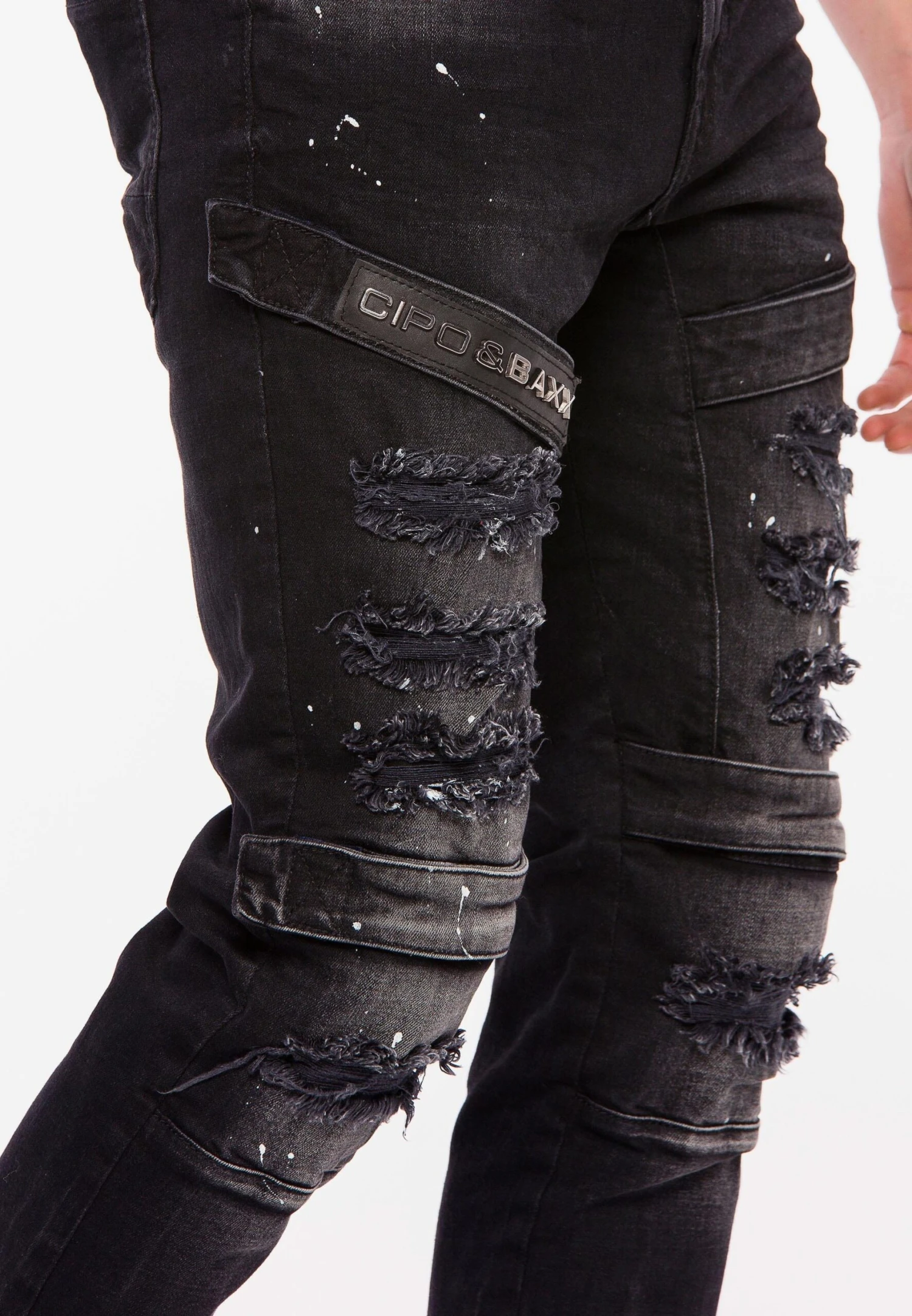 Cipo & Baxx Straight Leg Jeans - Black 7 Cipo & Baxx Straight Leg Jeans - Black - Afbeelding 5