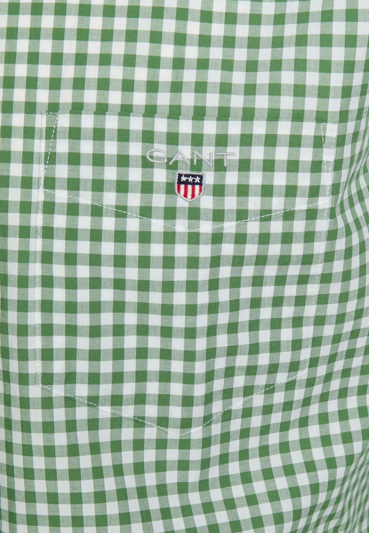 Gant Broadcloth Gingham - Overhemd - Leaf Green 7 Gant Broadcloth Gingham - Overhemd - Leaf Green - Afbeelding 5