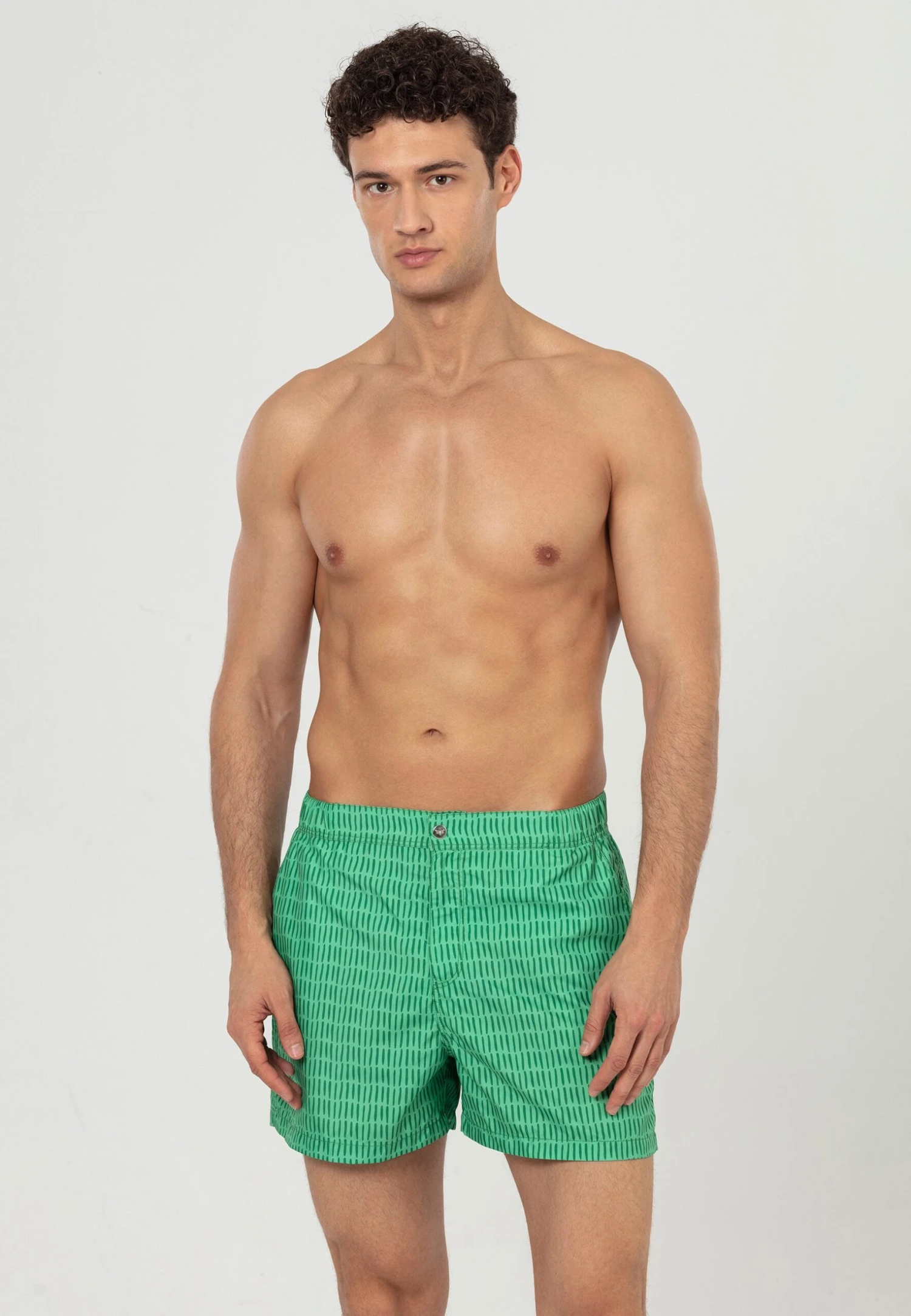Patterned Snap Up - Zwemshorts - Green 3 Patterned Snap Up - Zwemshorts - Green