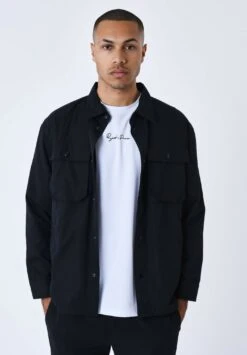 Basic À Poches - Lichte Jas - Noir