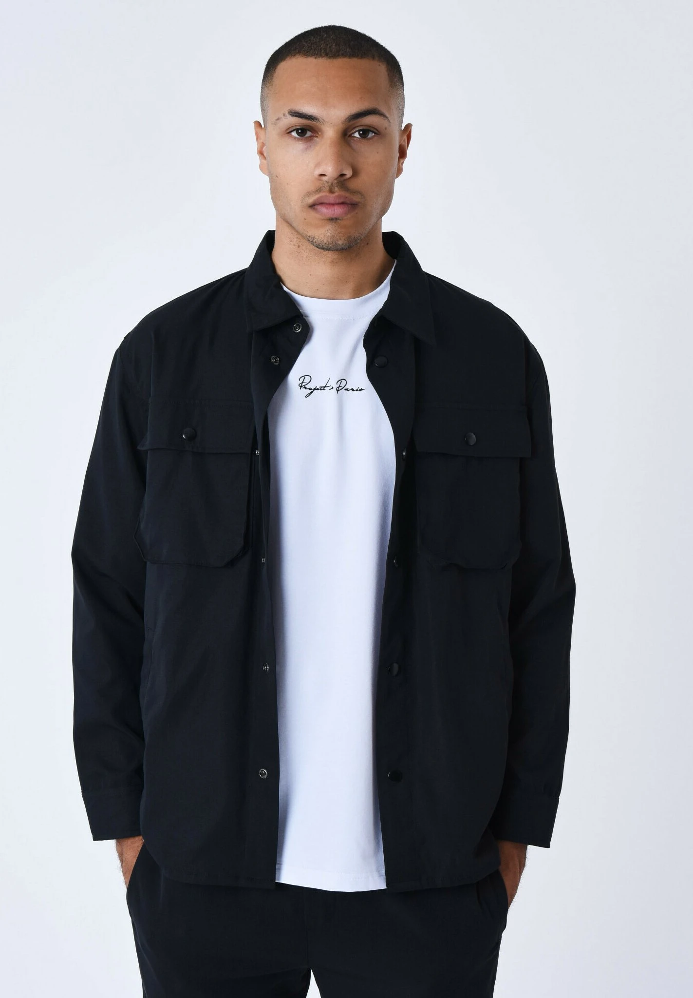 Basic À Poches - Lichte Jas - Noir 3 Basic À Poches - Lichte Jas - Noir