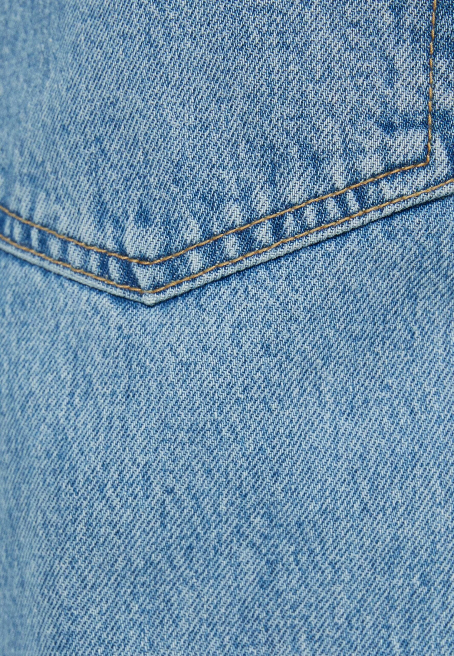 BERSHKA Vintage - Straight Leg Jeans - Light-Blue Denim 8 BERSHKA Vintage - Straight Leg Jeans - Light-Blue Denim - Afbeelding 6