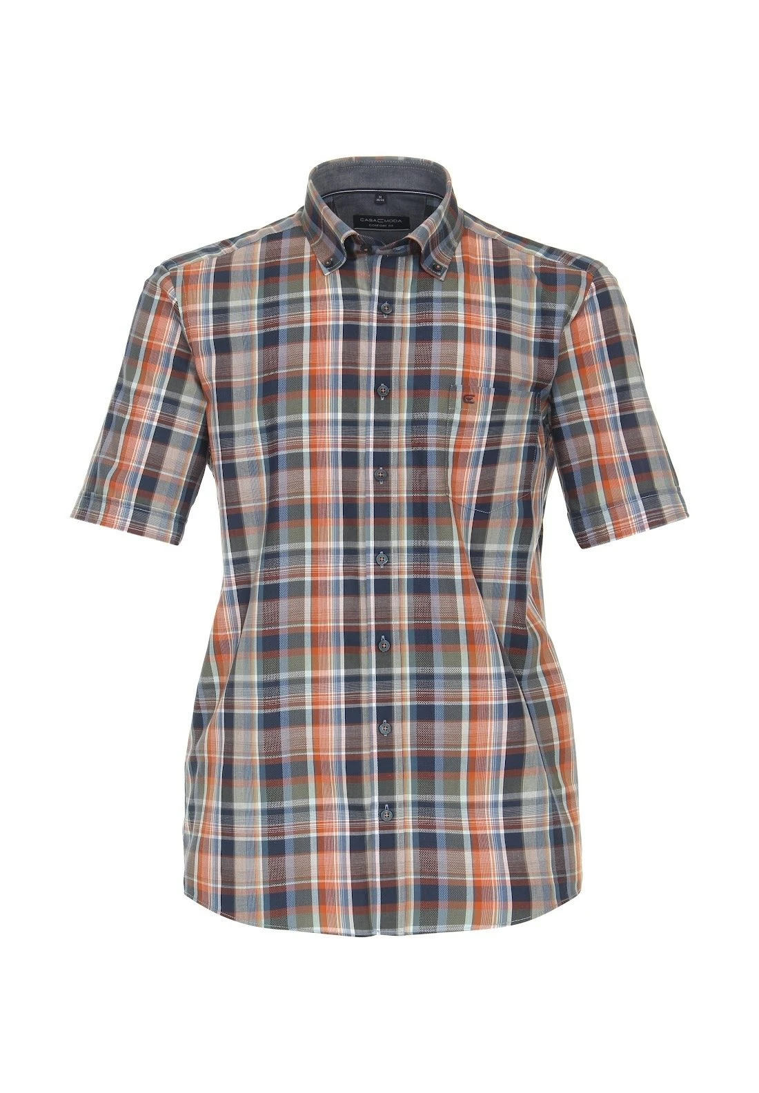 Kurzarm - Overhemd - Orange 3 Kurzarm - Overhemd - Orange