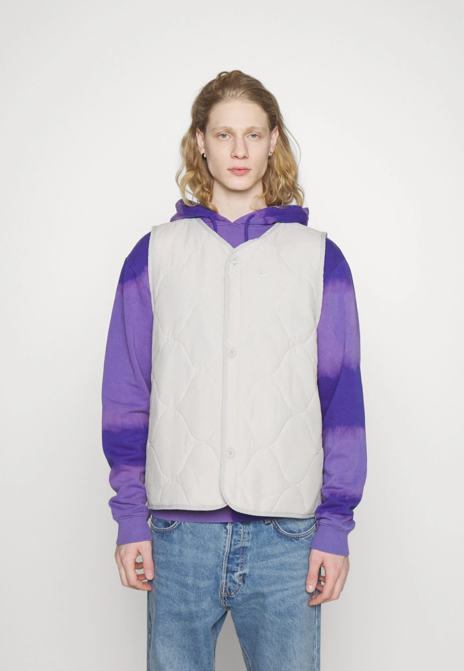 Nike Sportswear Vest - Bodywarmer - Light Iron Ore/White 5 Nike Sportswear Vest - Bodywarmer - Light Iron Ore/White - Afbeelding 3