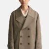 Gant Relaxed Caban - Trenchcoat - Taupe Beige -Jack and Jones Verkoopwinkel e156224ef9604ca191fc389c52dc9326