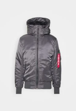 Alpha Industries Hooded - Jas - Vintage Grey -Jack and Jones Verkoopwinkel e1b9d6a55d104310ab77f80b706b668d