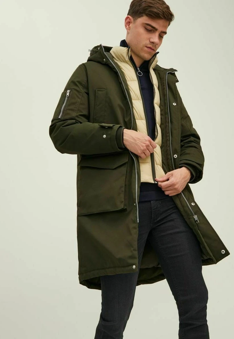 Jack & Jones Multi-Taschen - Parka - Forest Night 7 Jack & Jones Multi-Taschen - Parka - Forest Night - Afbeelding 5