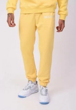 Bas De Jogging Broderie Logo Basic - Trainingsbroek - Jaune