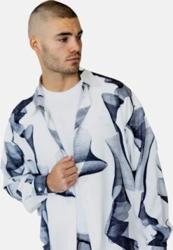 Lerchen-Print-Casual - Overhemd - Weiss -Jack and Jones Verkoopwinkel e2a2e52b46b649a09a58b6bf6a1940a8