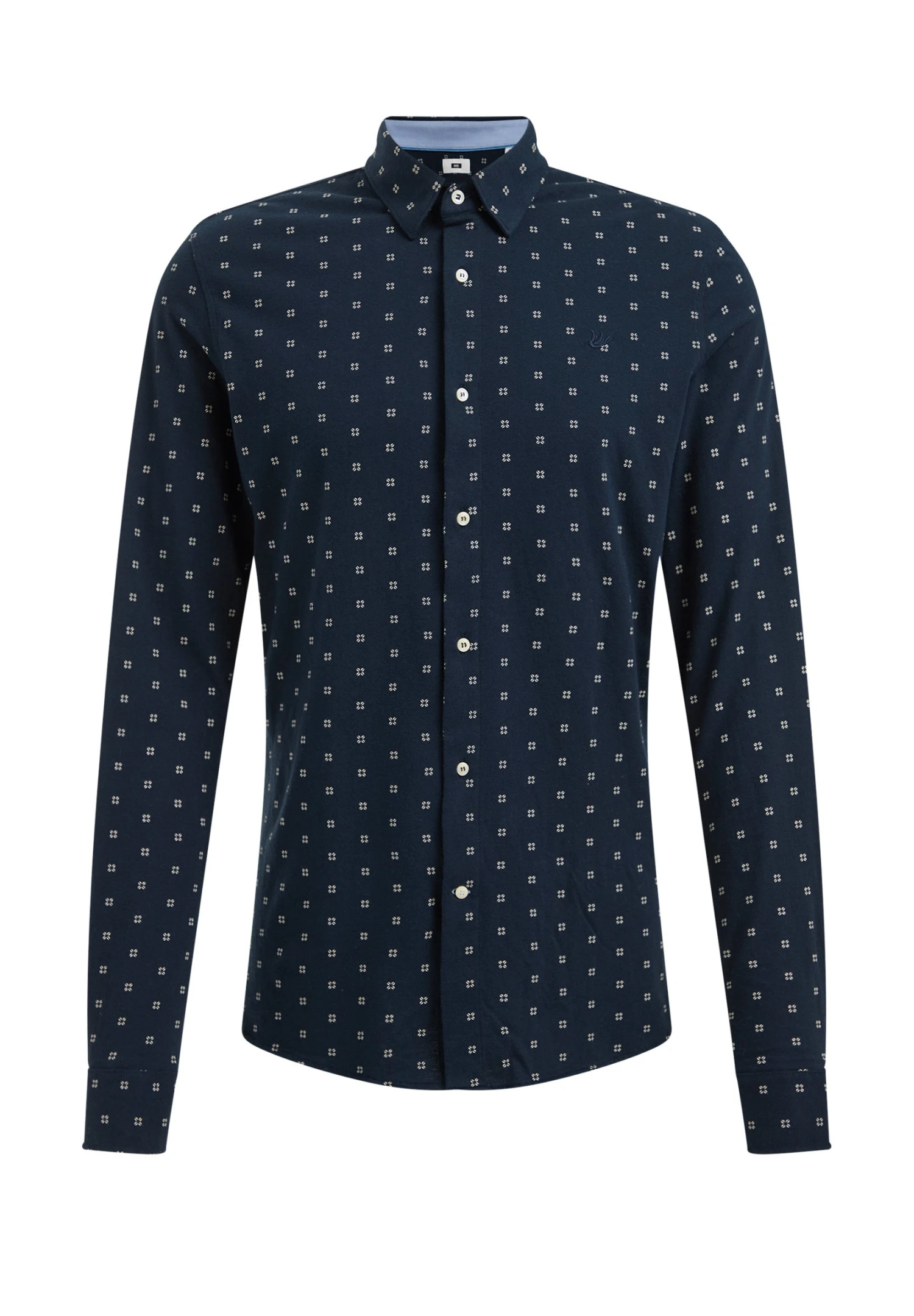 WE FASHION Tall Fit Met Dessin - Overhemd - Blue 7 WE FASHION Tall Fit Met Dessin - Overhemd - Blue - Afbeelding 5