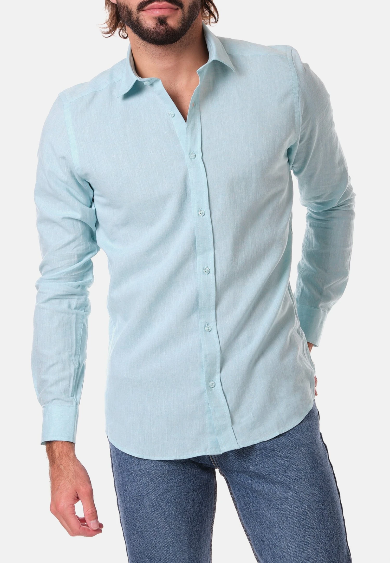 Long Sleeved - Overhemd - Vert 3 Long Sleeved - Overhemd - Vert