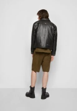 Frankie - Leren Jas - Black -Jack and Jones Verkoopwinkel e34a3edd60434eb3bbff8f8c811ded0b