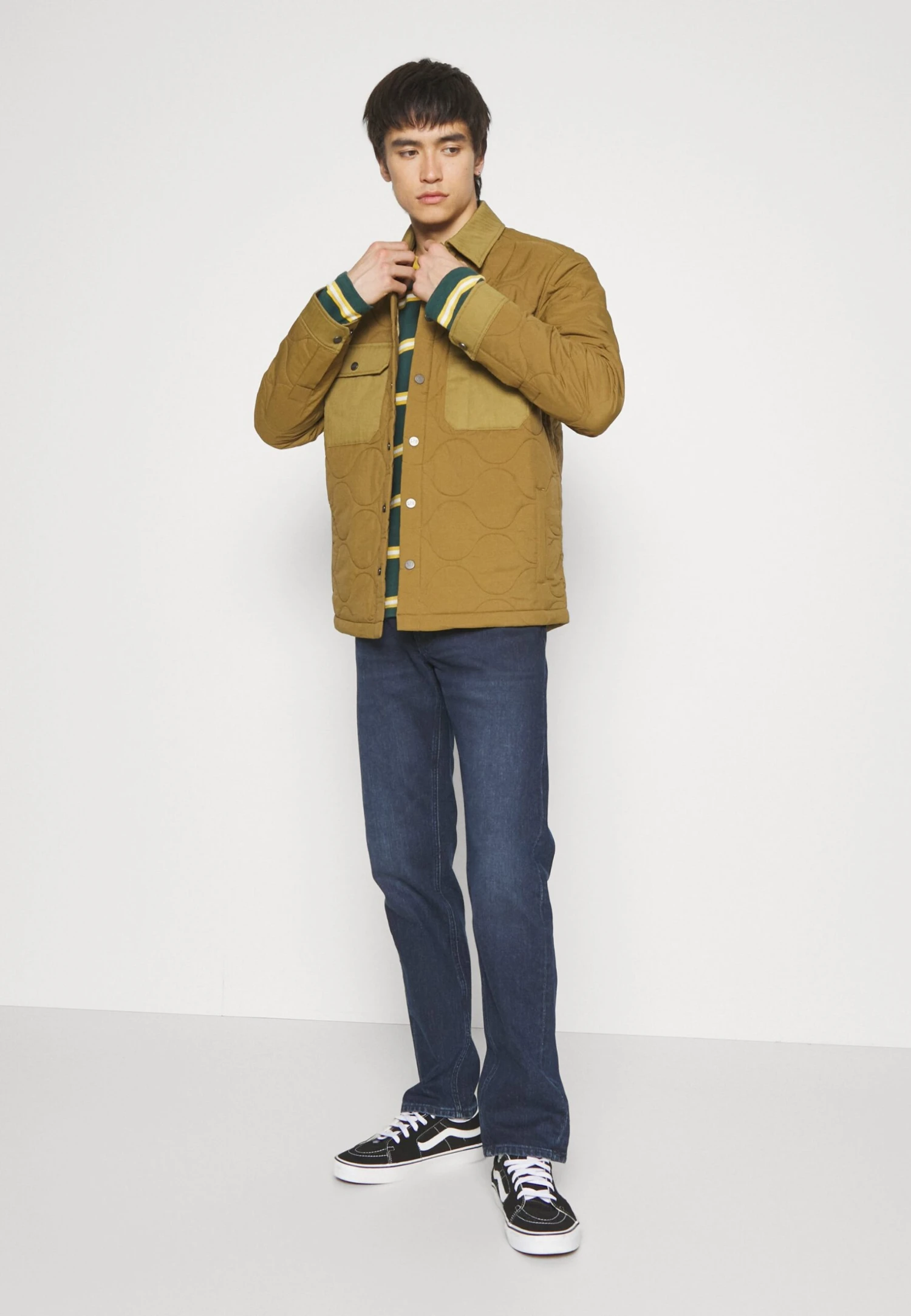 Lee Quilted Overshirt - Lichte Jas - Brown 6 Lee Quilted Overshirt - Lichte Jas - Brown - Afbeelding 4