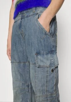 Jaded London Millennium Cargo Jeans - Relaxed Fit Jeans - Blue -Jack and Jones Verkoopwinkel e3b2e2131dc34d81abf3a27a532fca02