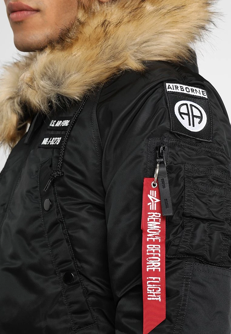 Alpha Industries Airborne - Winterjas - Black 12 Alpha Industries Airborne - Winterjas - Black - Afbeelding 10