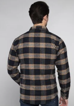 Carisma Mit Karomuster - Overhemd - Dunkelblau -Jack and Jones Verkoopwinkel e488f72ec6f842eabc55d0e17235e20a