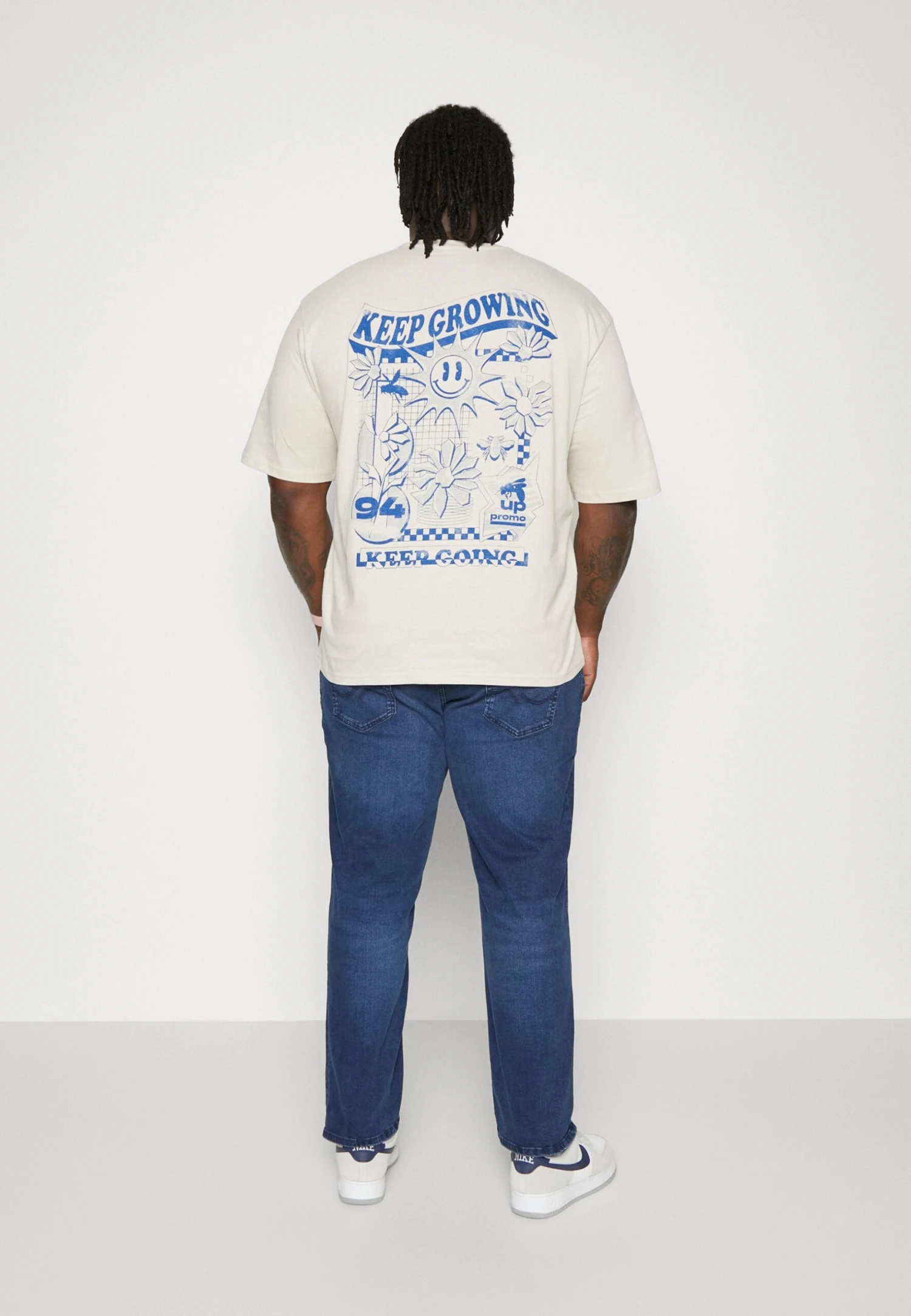 Jack & Jones Jjimike Jjoriginal Sq 350 Pls - Straight Leg Jeans - Blue Denim 5 Jack & Jones Jjimike Jjoriginal Sq 350 Pls - Straight Leg Jeans - Blue Denim - Afbeelding 3