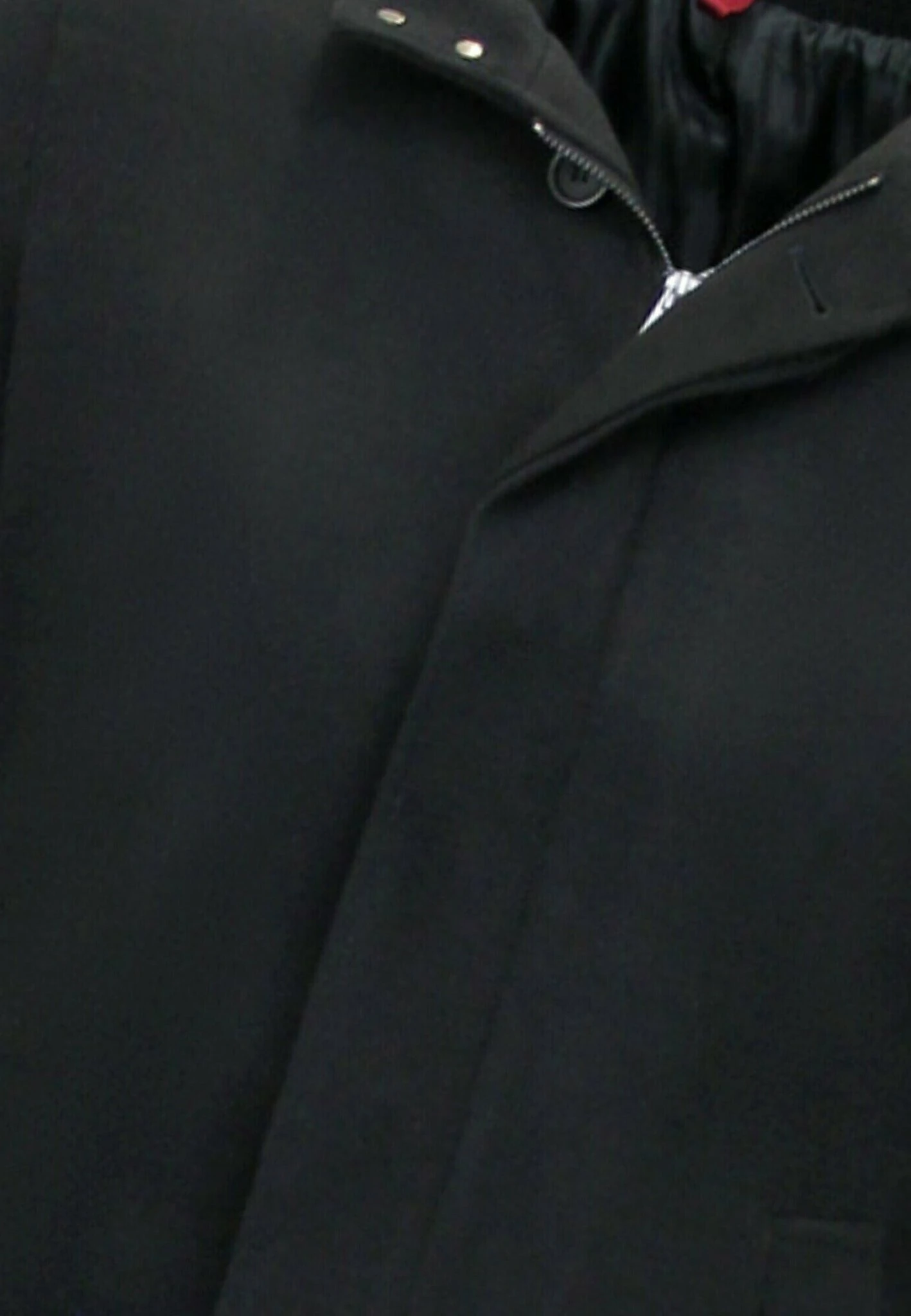 Klassieke Lange Qq 8758 - Winterjas - Zwart 5 Klassieke Lange Qq 8758 - Winterjas - Zwart - Afbeelding 3