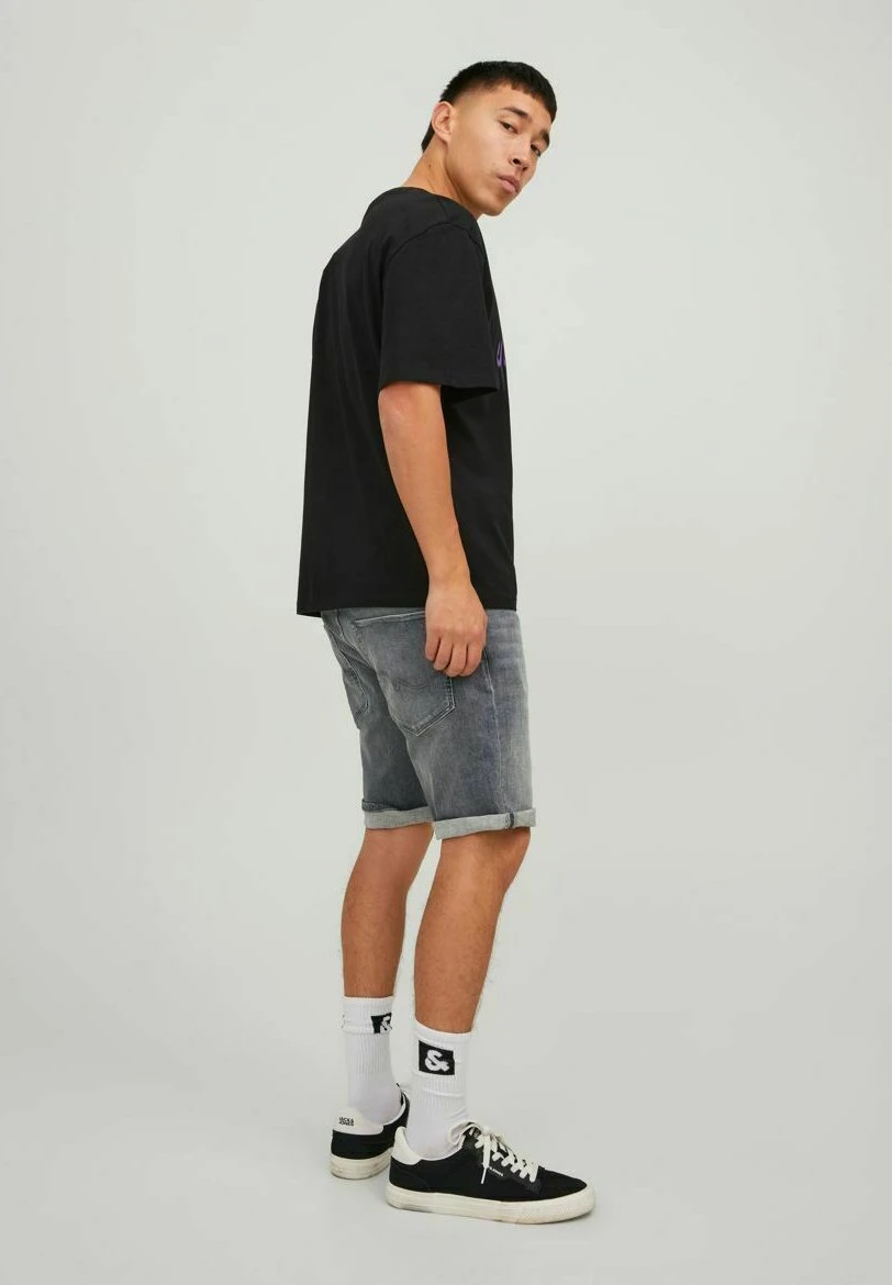 Jack & Jones Rick Icon - Jeansshort - Grey Denim 8 Jack & Jones Rick Icon - Jeansshort - Grey Denim - Afbeelding 6
