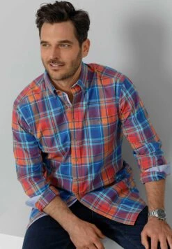 Overhemd - Royalblau Orange -Jack and Jones Verkoopwinkel e5d2a770f16c4e868d12a59673c9b014